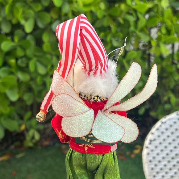 Mark Roberts Vintage Santa Claus ELF Enchanted Forest Fairy Doll Ornament Stripe - Picture 8 of 8